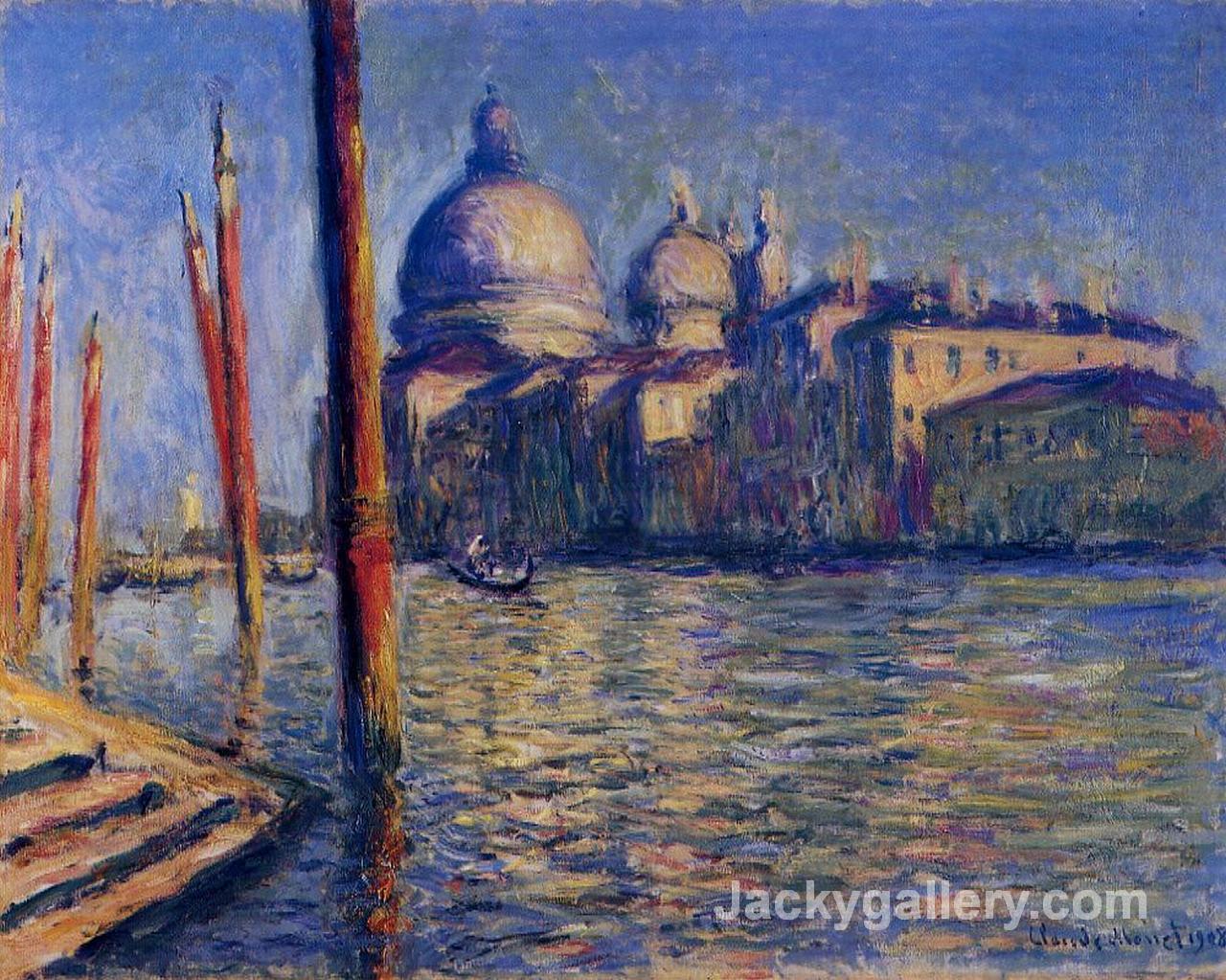 The Grand Canal And Santa Maria Della Salute by Claude Monet paintings reproduction